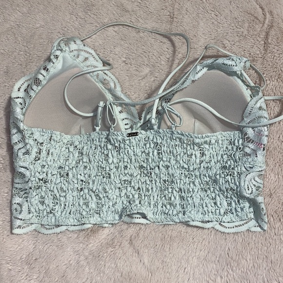 Pink by Victoria Secret Mint Shiney Bralette - Picture 2 of 4